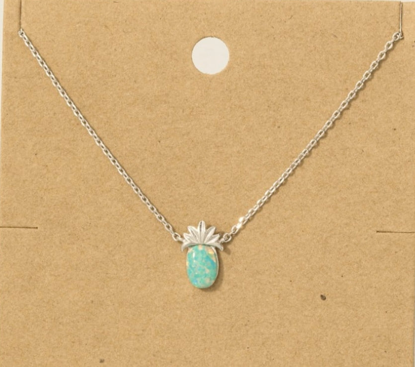 Sweet Pineapple Pendant Necklaces